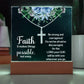 Faith Makes Things PossibleReligious Plaque & Cross Gift Set-[Heartfelt Family Gift]