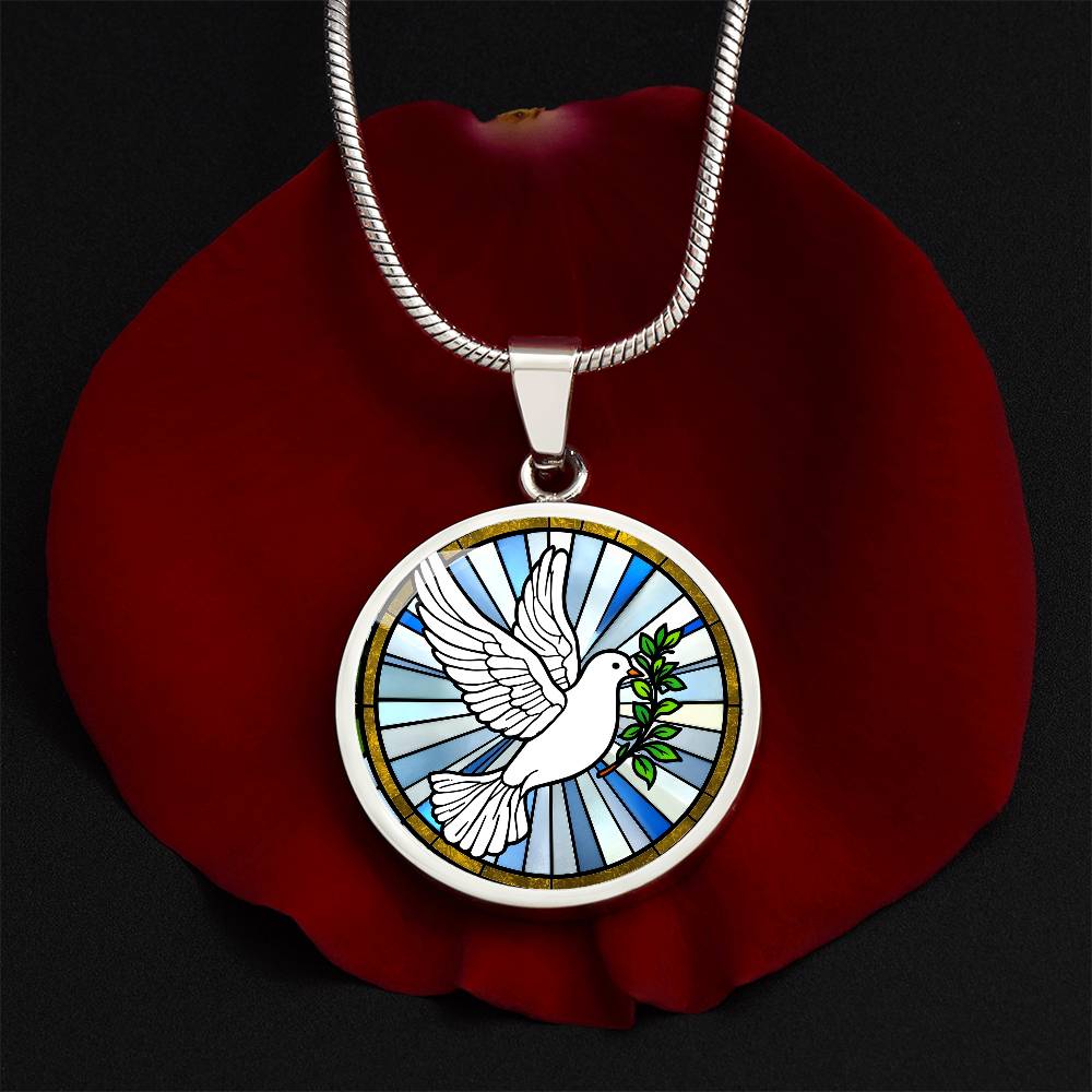Peace Dove Pendant Necklace