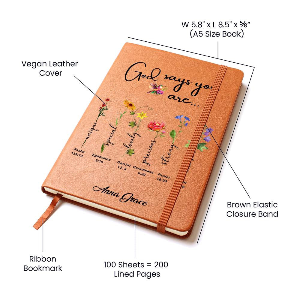 God Says You Are Journal-[Heartfelt Family Gift]
