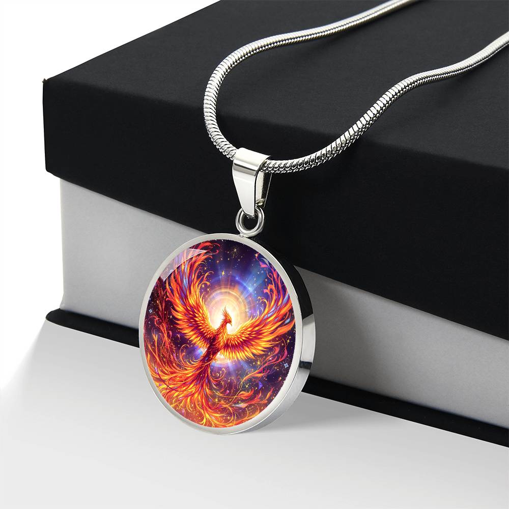 Rising Phoenix Pendant Necklace