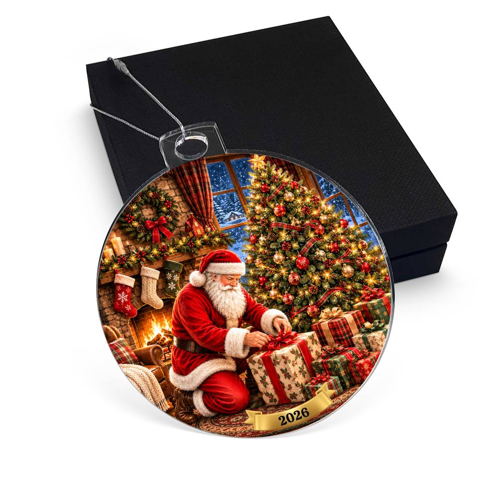 Santa Christmas Ornament