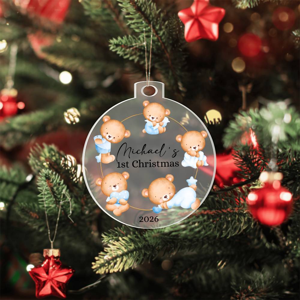 Baby's 1st Christmas Custom Ornament