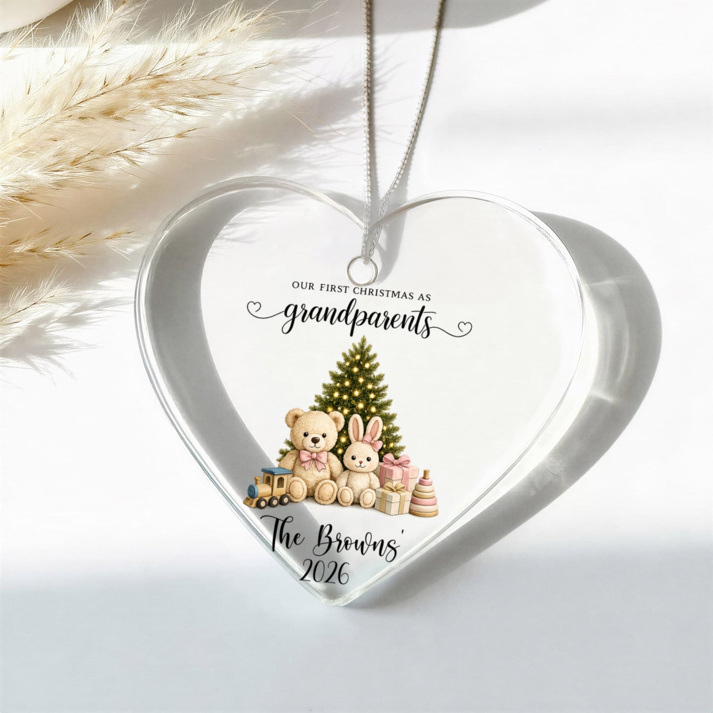 1st Christmas As Grandparents Ornament