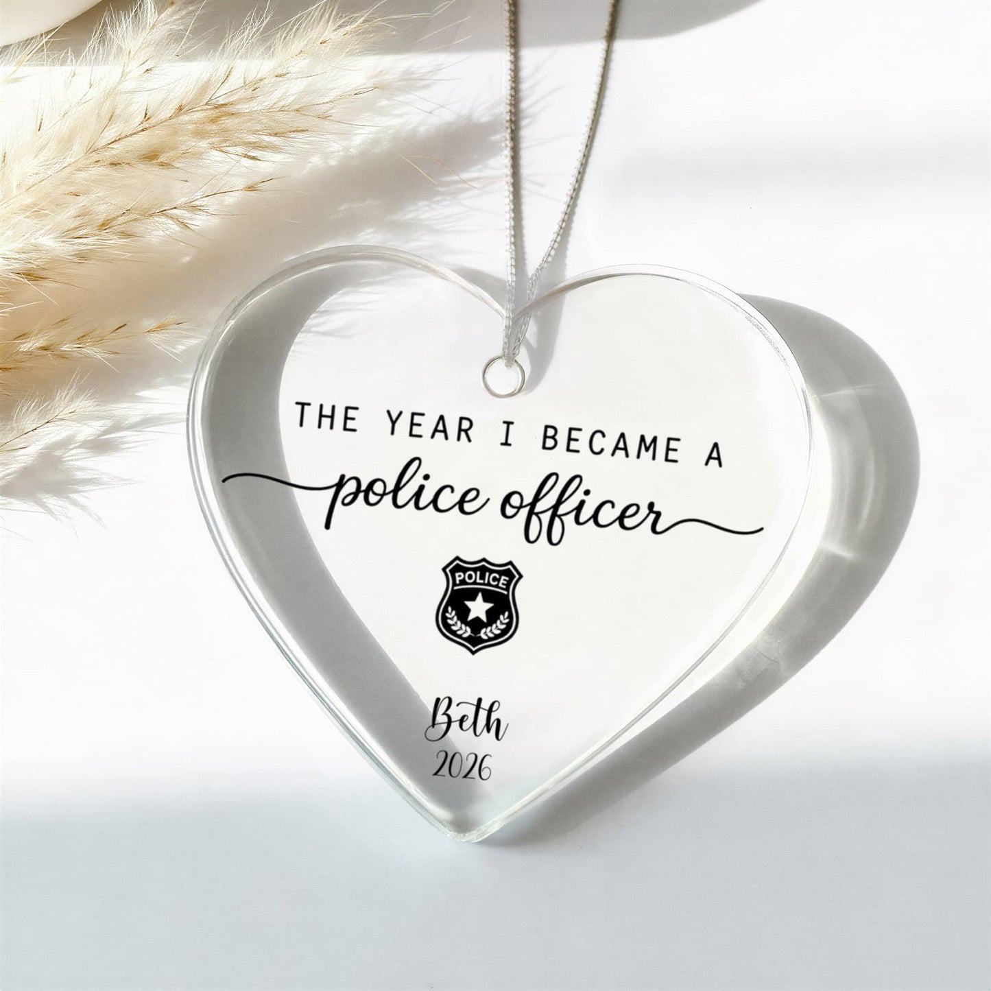 1st Christmas As a Police Officer Ornament