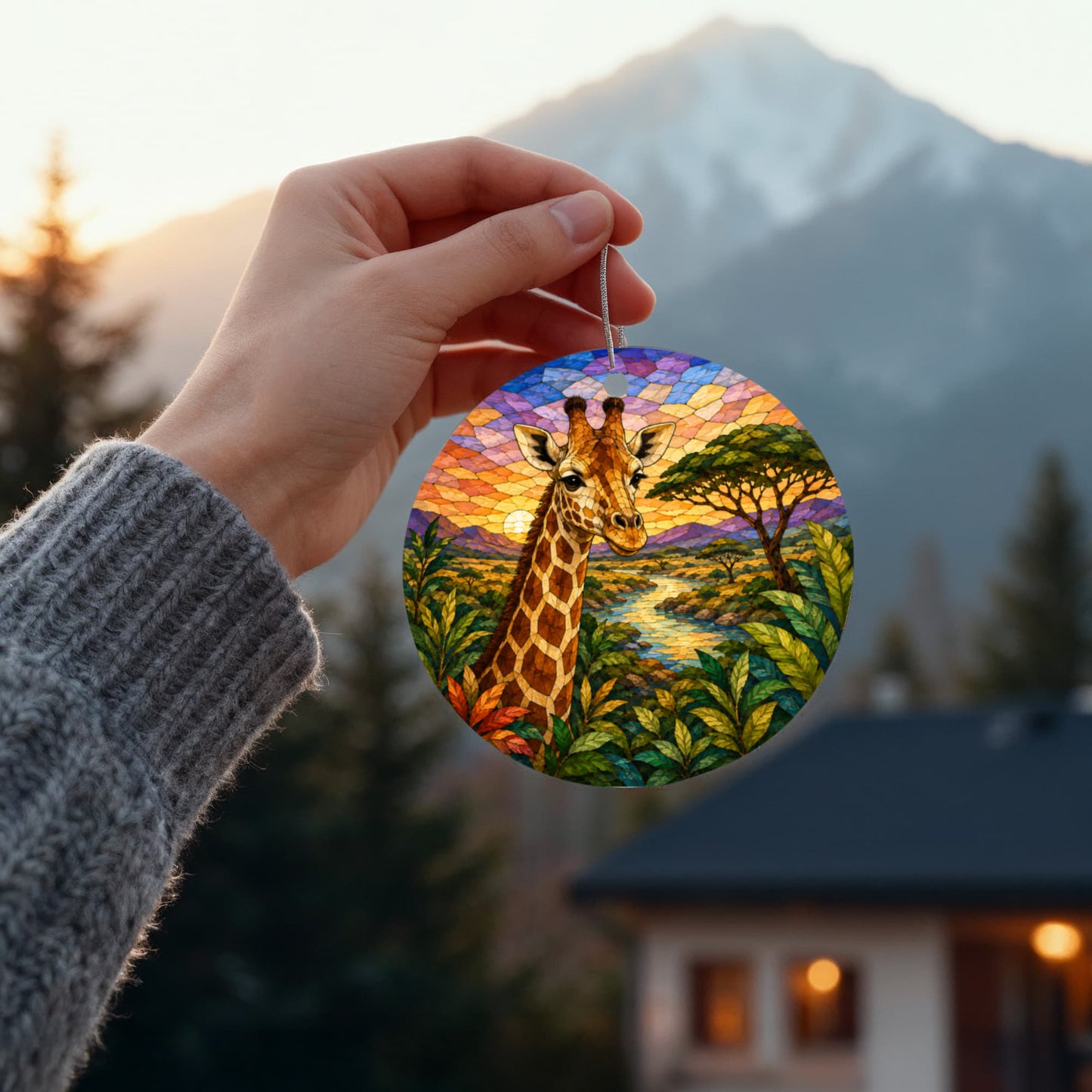 Jungle Animals Christmas Ornament