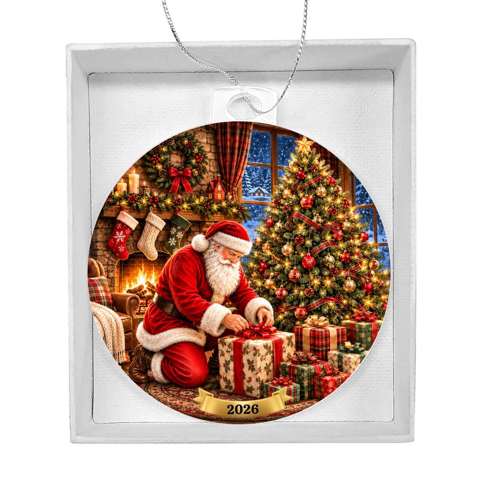 Santa Christmas Ornament
