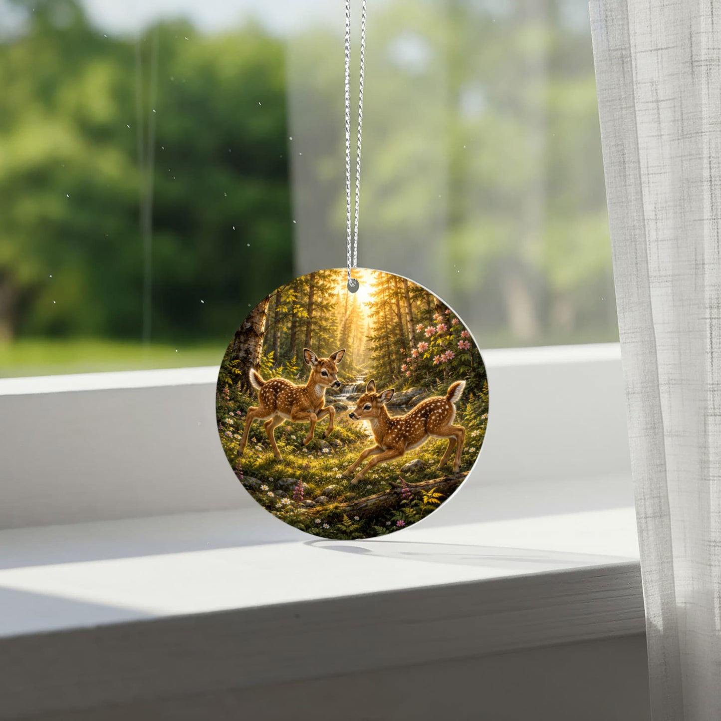 Deer Family Christmas Ornament