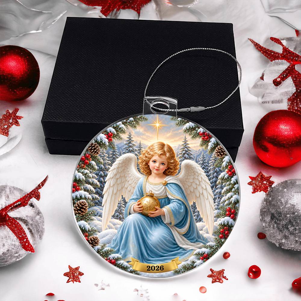 Angel Cherub Christmas Tree Ornament