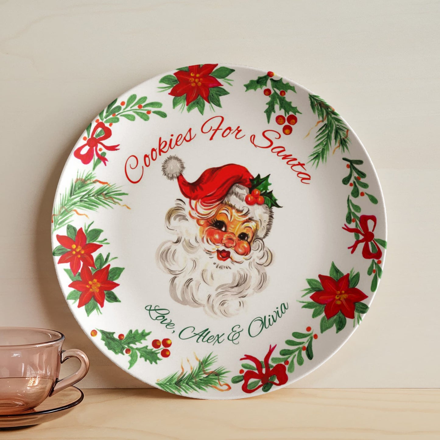 Cookies for Santa Plate