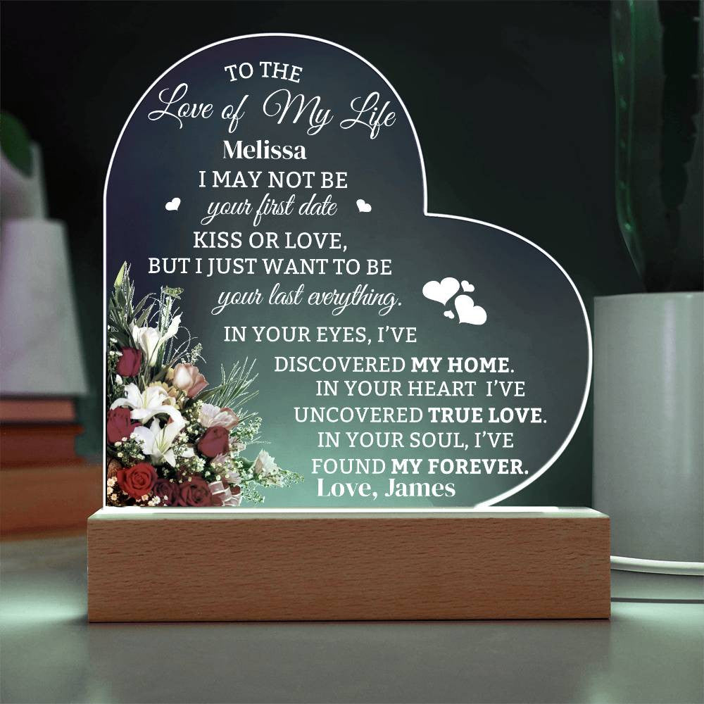 Soulmate Heart Plaque Gift-[Heartfelt Family Gift]