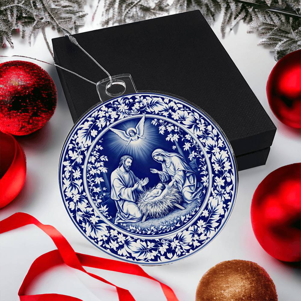 Nativity Acrylic Ornament
