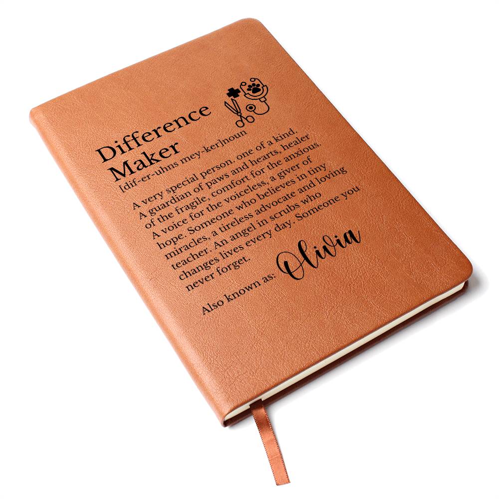 Vet Tech Difference Maker Journal