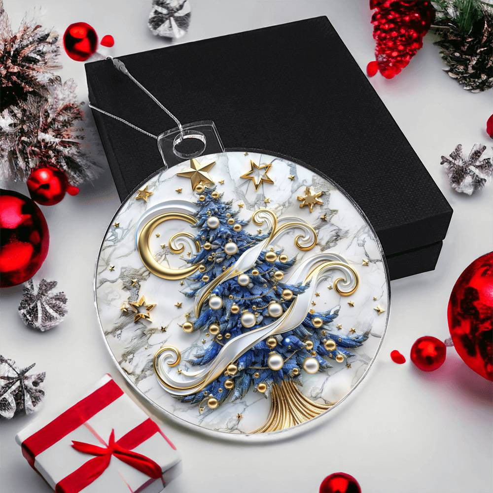 Tree Christmas Ornament-[Heartfelt Family Gift]