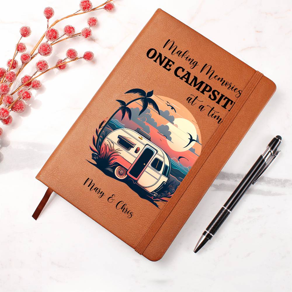 Personalized Retro Camper Journal