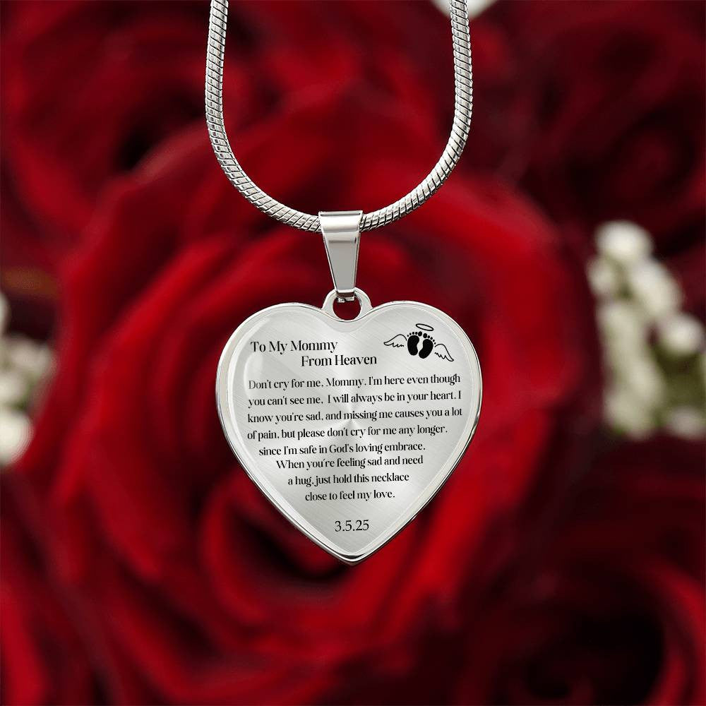 MIscarriage Baby loss necklace gift for mom-[Heartfelt Family Gift]