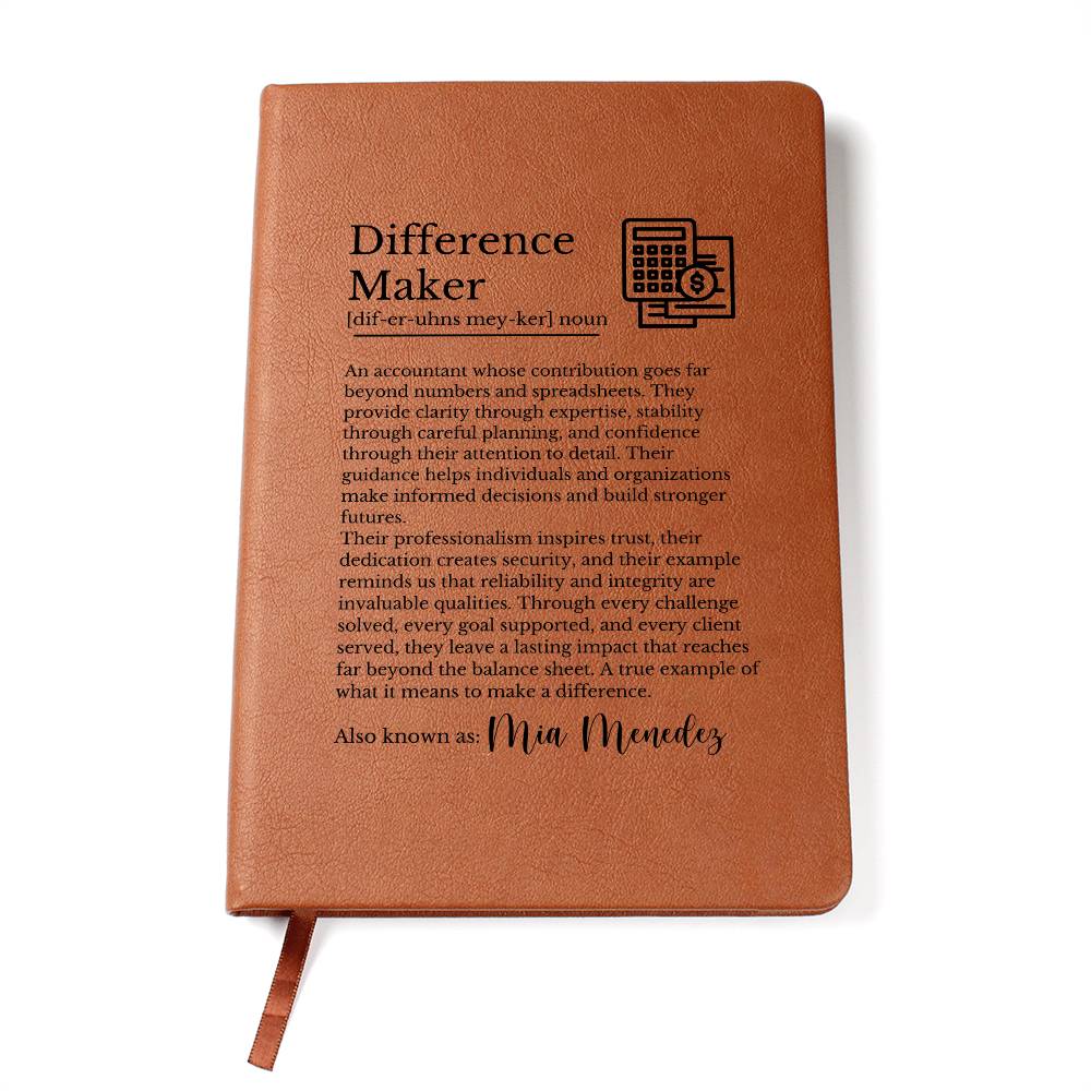 Accountant Appreciation Journal