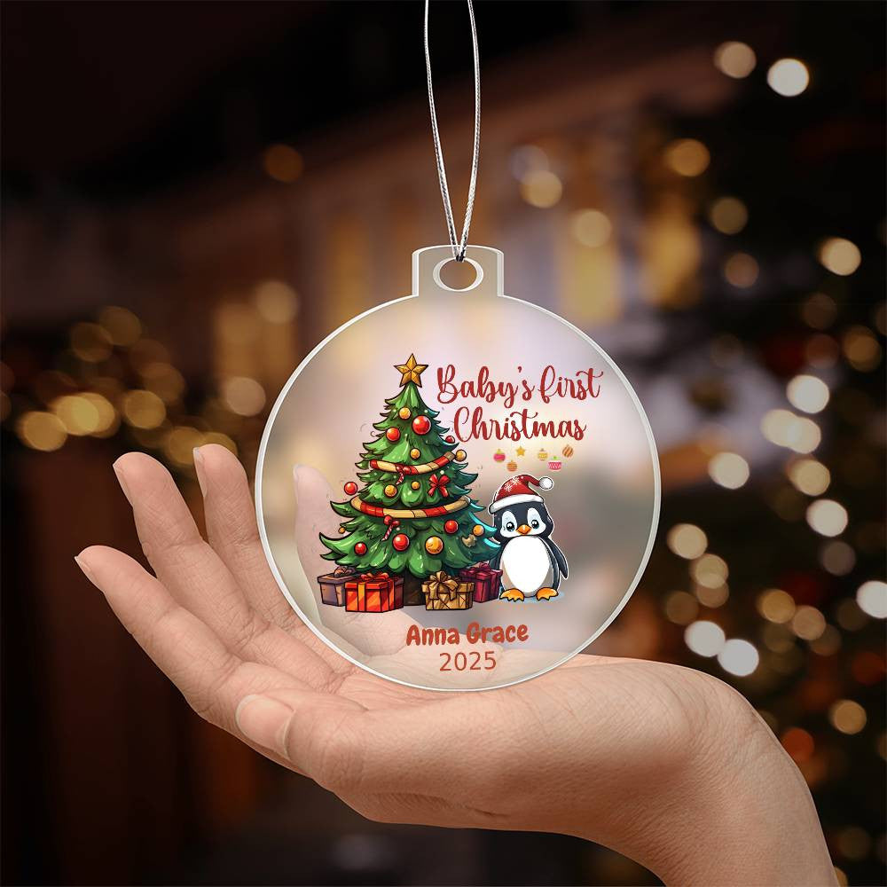 Baby's 1st Christmas Ornament-[Heartfelt Family Gift]