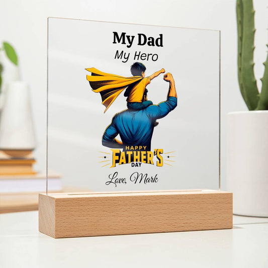 Custom Plaque for Dad Gift-[Heartfelt Family Gift]