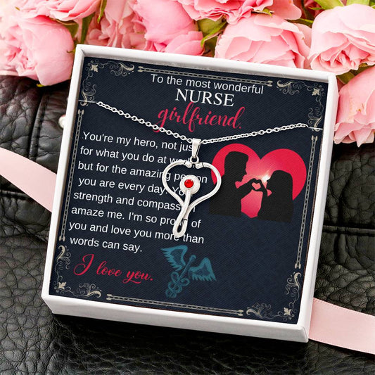 Nurse Girlfriend Stethoscope Necklace Gift-[Heartfelt Family Gift]