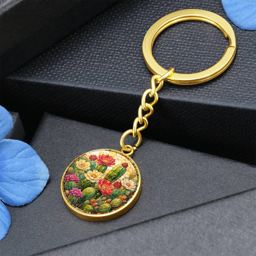 Cactus Personalized Engraved Necklace Bracelet or Keychain