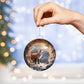 Fox Acrylic Christmas Ornament-[Heartfelt Family Gift]