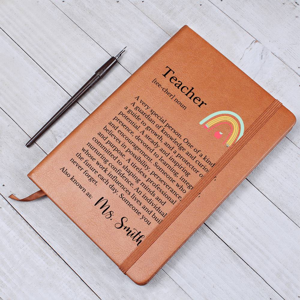 Personalized Teacher Definition Journal