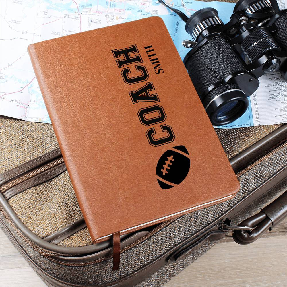 Personalized Football Coach Journal-[Heartfelt Family Gift]