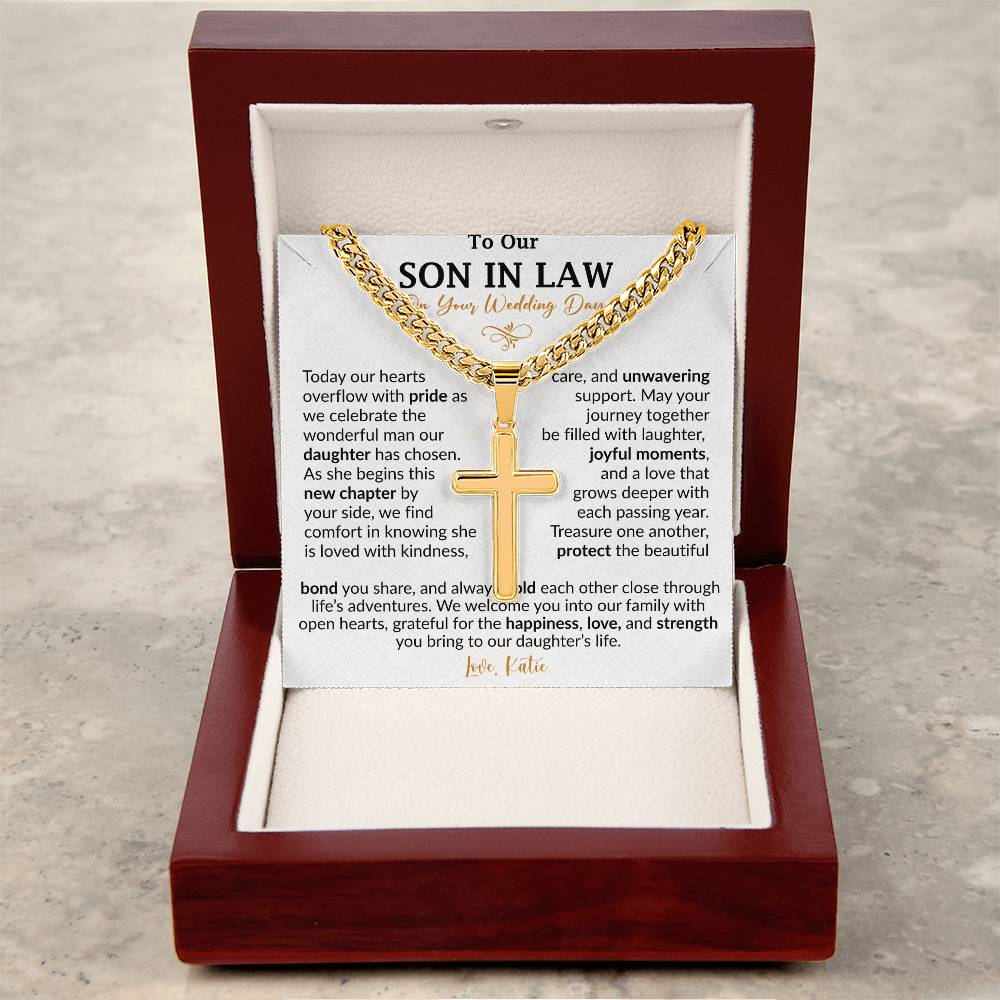 To Our Son in Law On Your Wedding Day