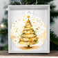 Christmas Tree Gold Acrylic Christmas Ornament-[Heartfelt Family Gift]