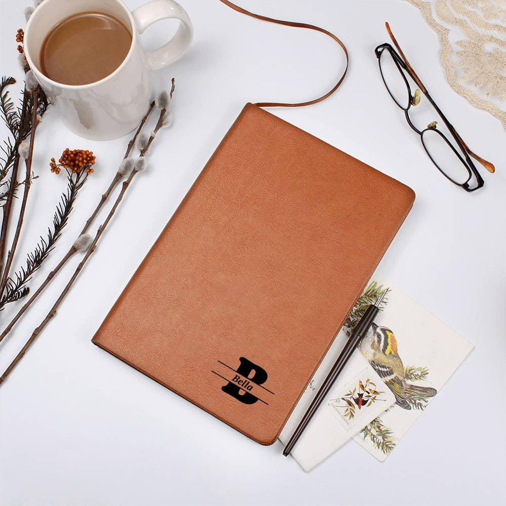 Monogram Name and Initial Journal-[Heartfelt Family Gift]