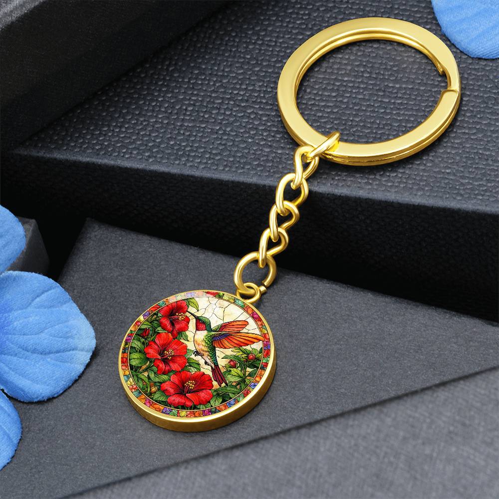 Hummingbird Necklace, Personalized Engraved Jewelry
