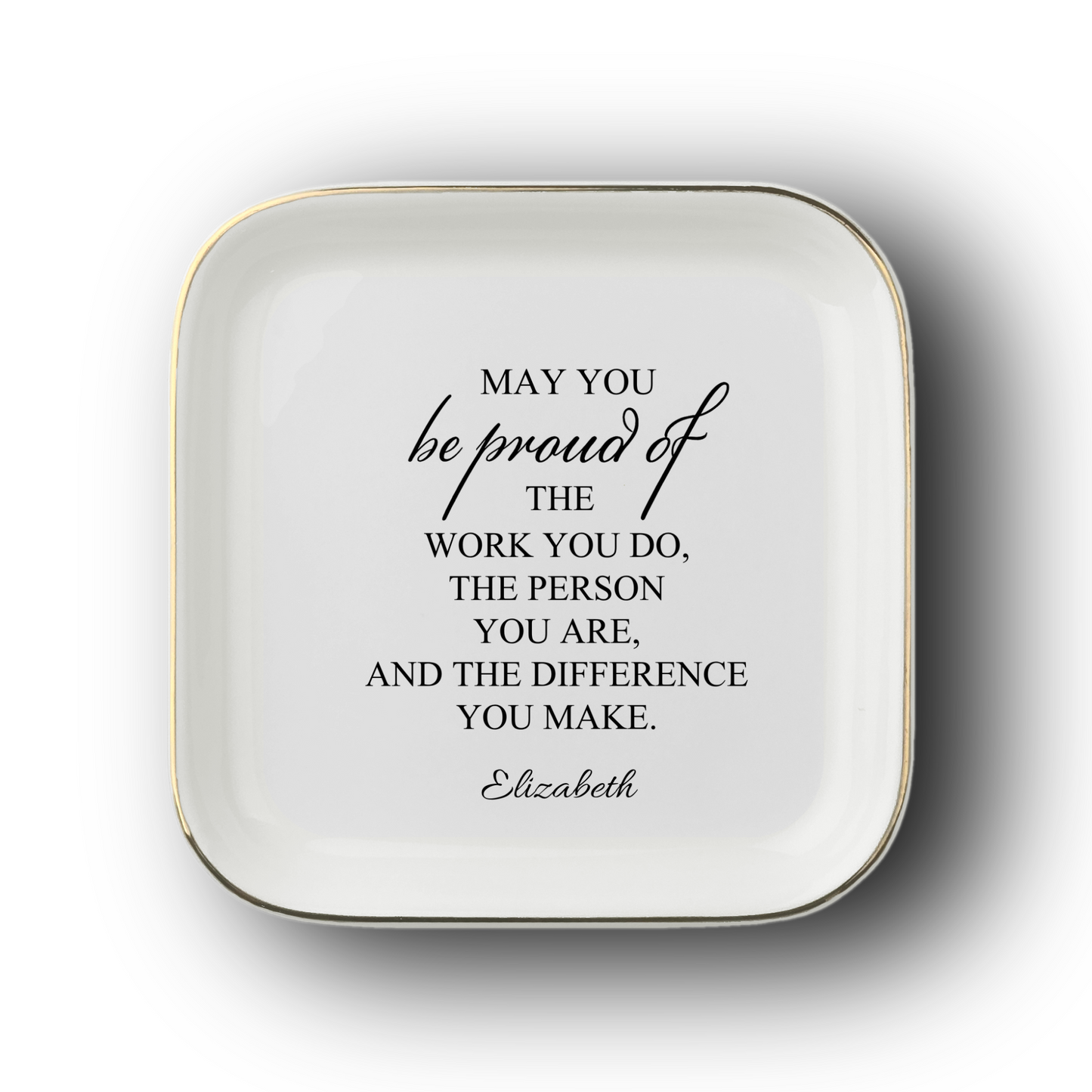 Difference Maker Jewelry Dish