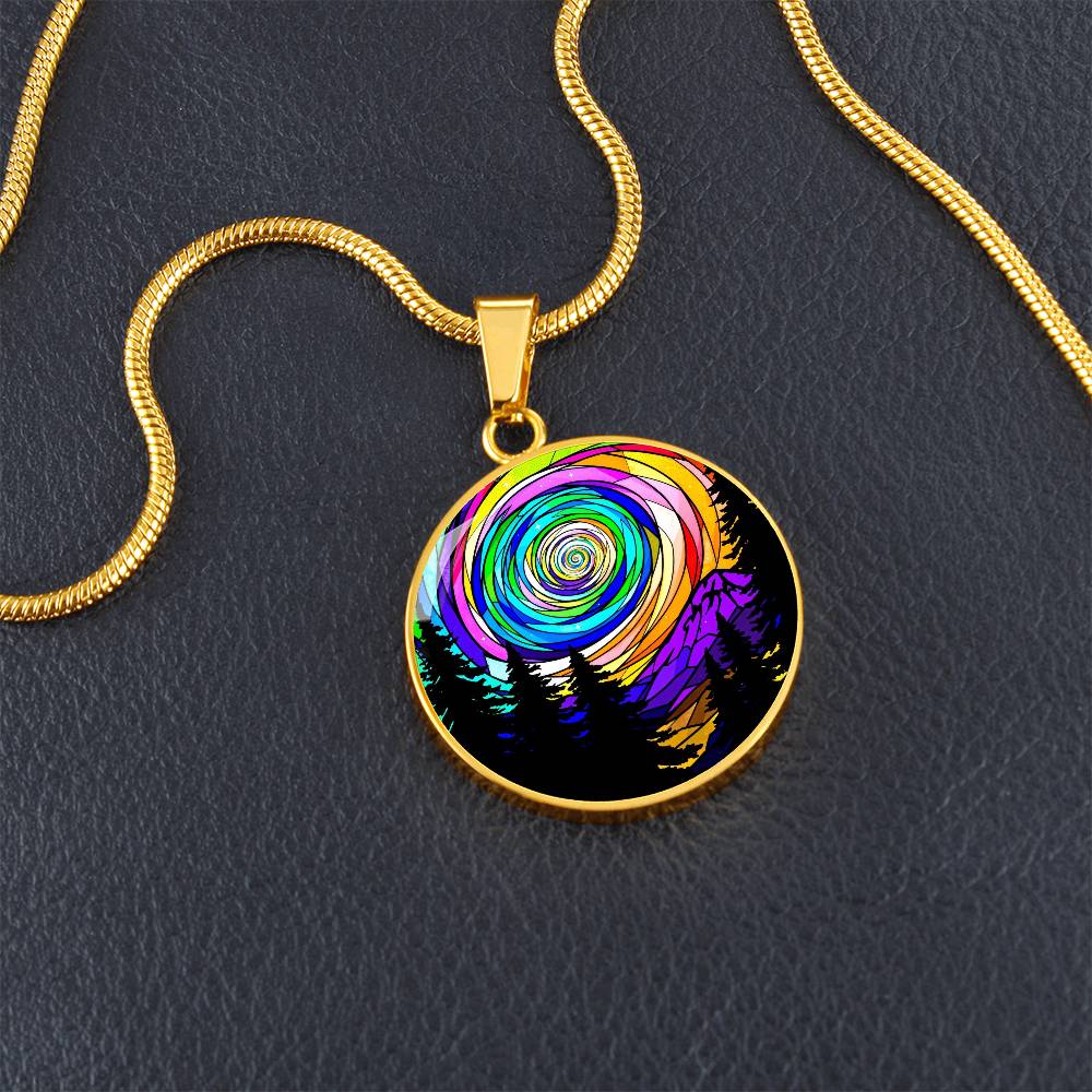 Northern Lights Necklace, Aurora Borealis Pendant, Night Sky Jewelry, Northern Lights Charm, Aurora Borealis Necklace, Night Sky Pendant, Custom Bracelet