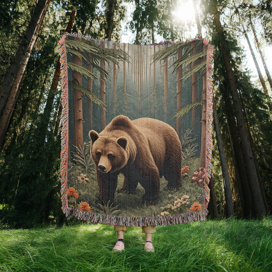 Grizzly Bear Blanket-[Heartfelt Family Gift]
