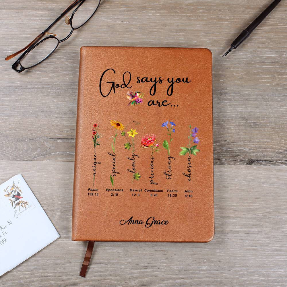 God Says You Are Journal-[Heartfelt Family Gift]