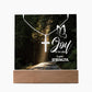Joy of The Lord Religious Plaque & Cross Gift Set-[Heartfelt Family Gift]