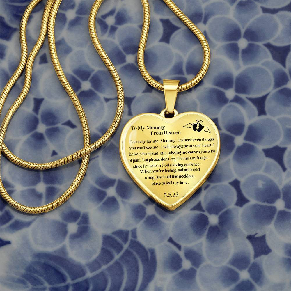 MIscarriage Baby loss necklace gift for mom-[Heartfelt Family Gift]