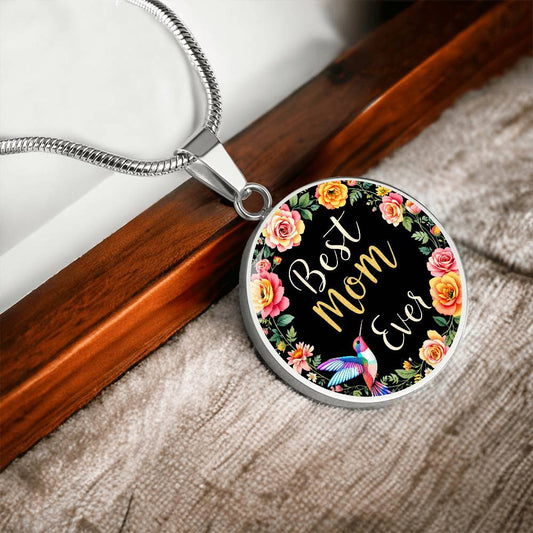 Best Mom Ever Necklace with Engraving-[Heartfelt Family Gift]