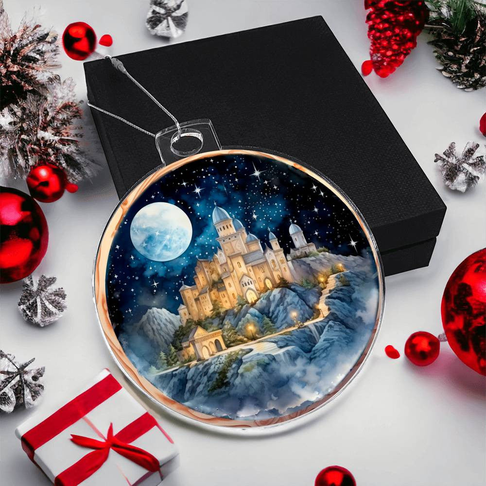 Acrylic Christmas Ornament-[Heartfelt Family Gift]