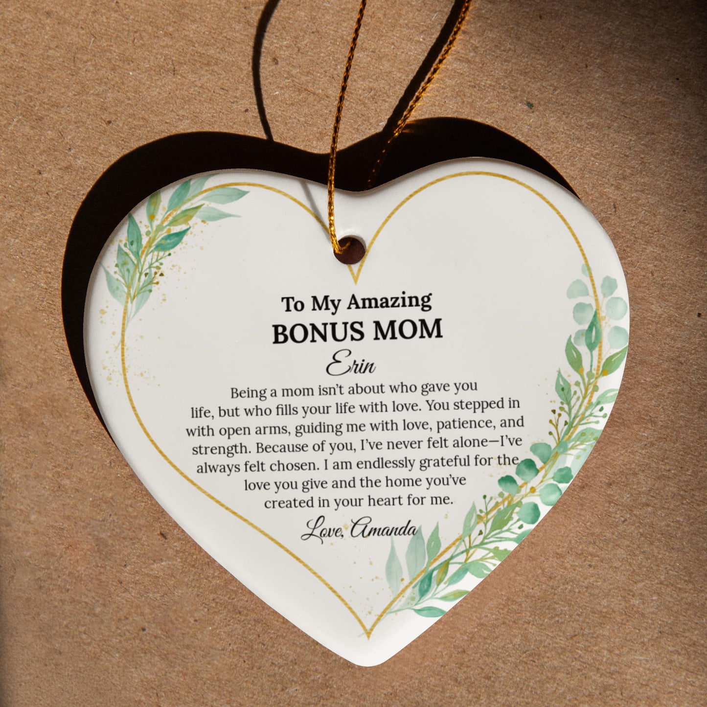 Ceramic Heart Ornament