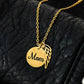 Time slips by(1) Mom Memorial Necklace-[Heartfelt Family Gift]
