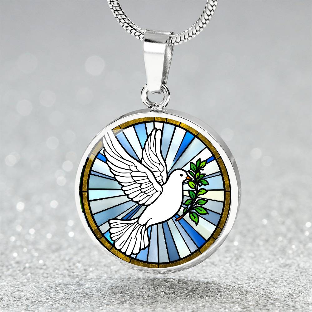 Peace Dove Pendant Necklace