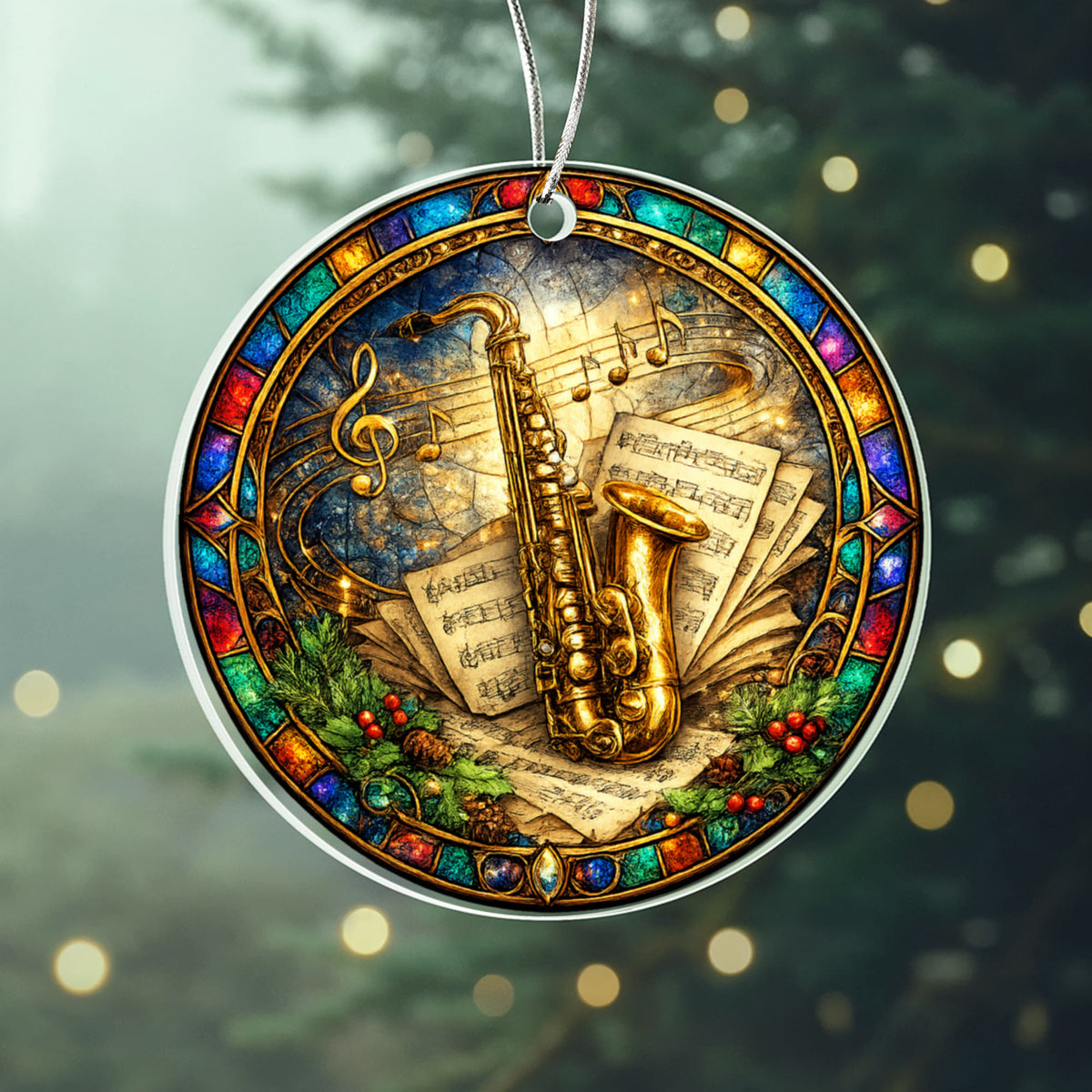 Acrylic Circle Ornament