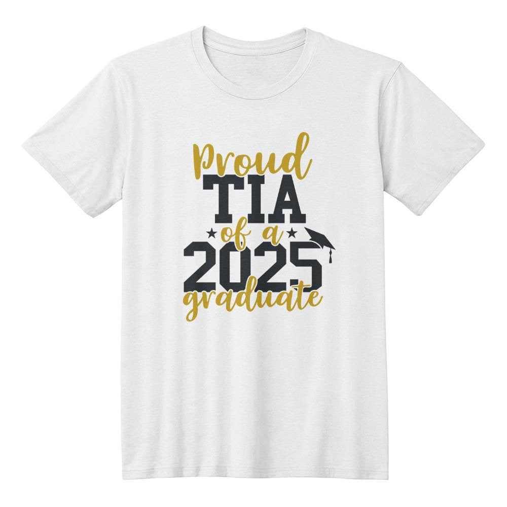 Proud Stepmom of a 2025 Graduate T-Shirt-[Heartfelt Family Gift]