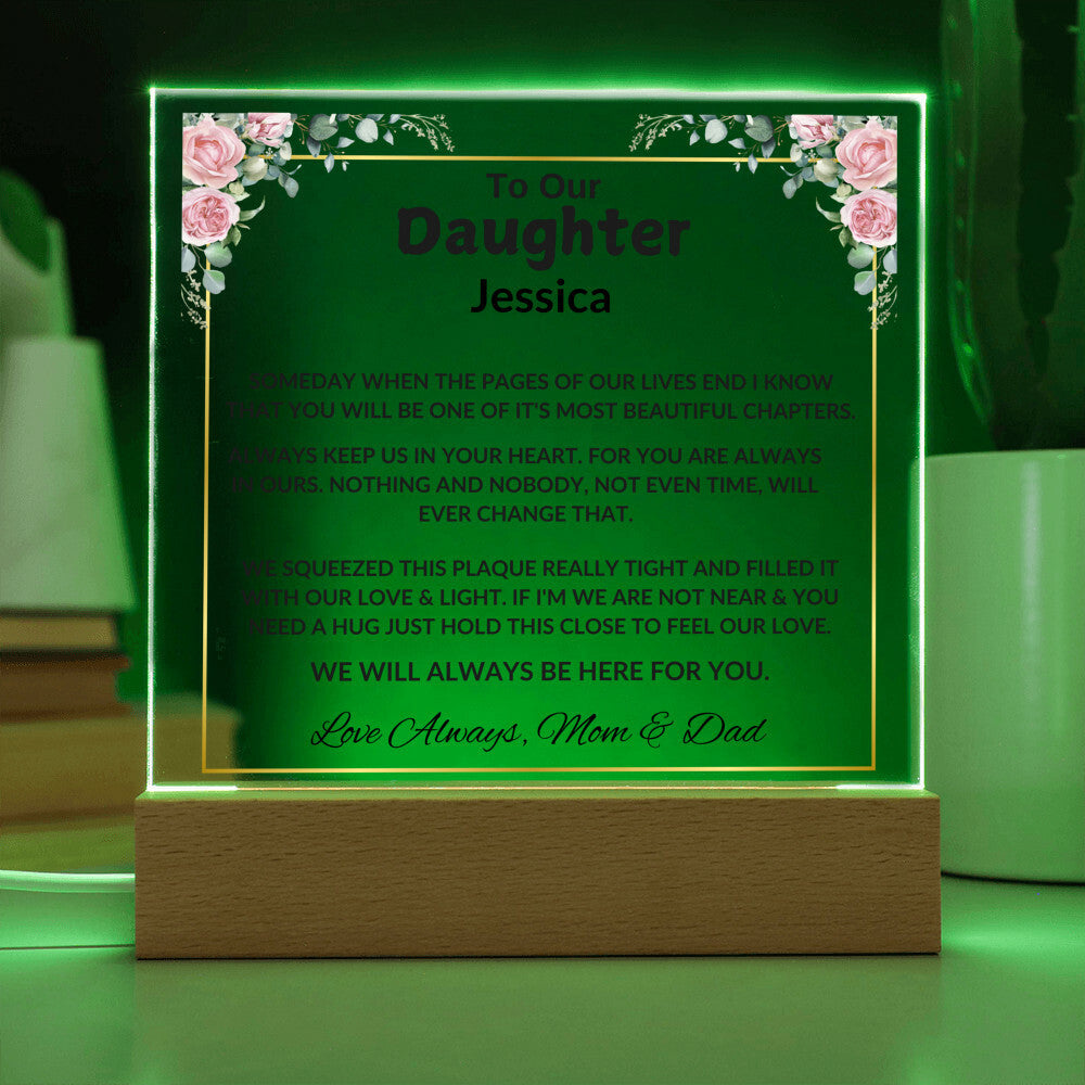 Daughter Plaque Gift-[Heartfelt Family Gift]