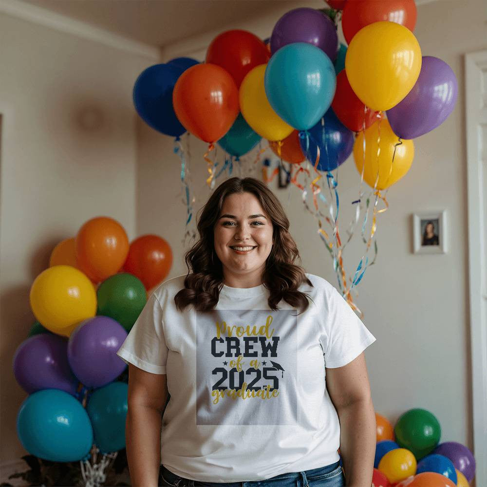 Proud Stepmom of a 2025 Graduate T-Shirt-[Heartfelt Family Gift]