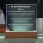 Son Plaque Gift from Mom and Dad-[Heartfelt Family Gift]