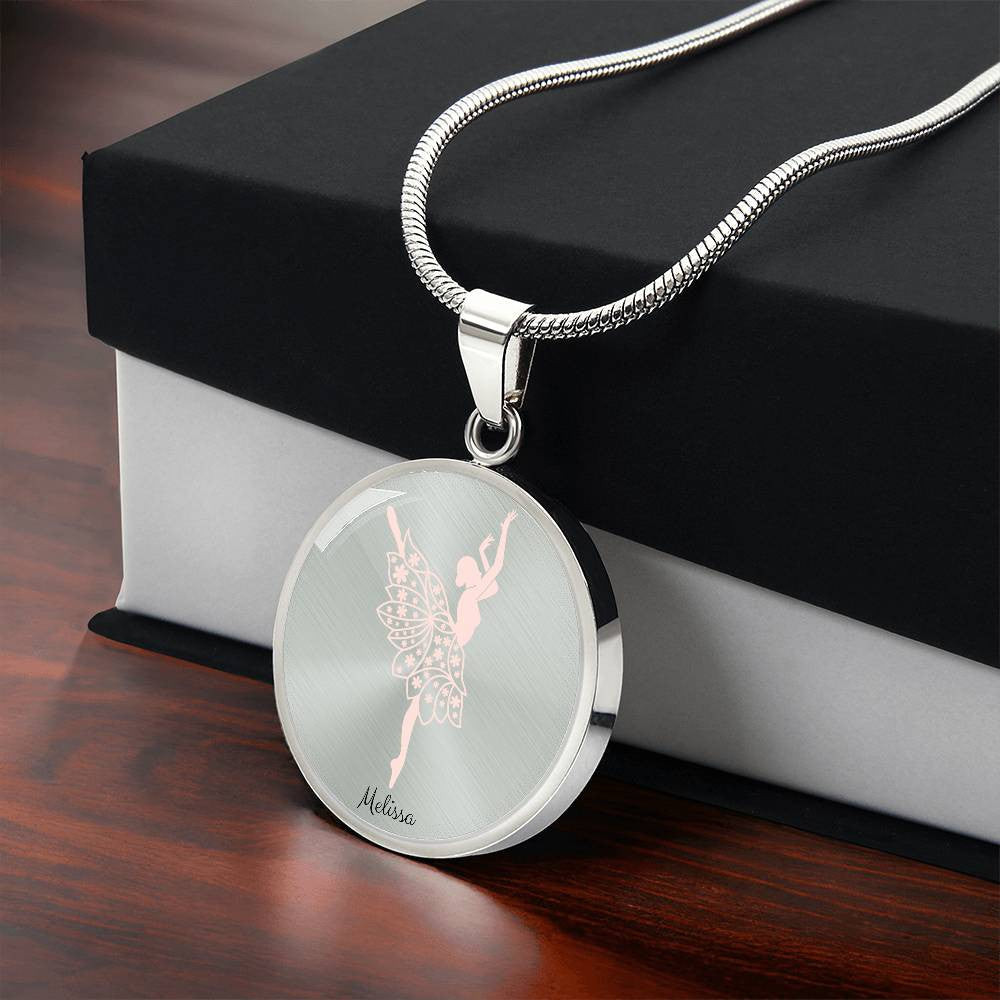 Personalized Ballerina Name Necklace-[Heartfelt Family Gift]