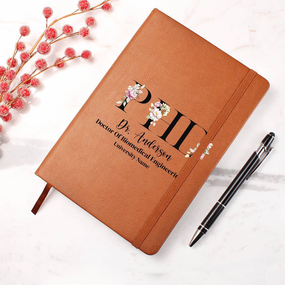 Personalized Phd Graduation Journal