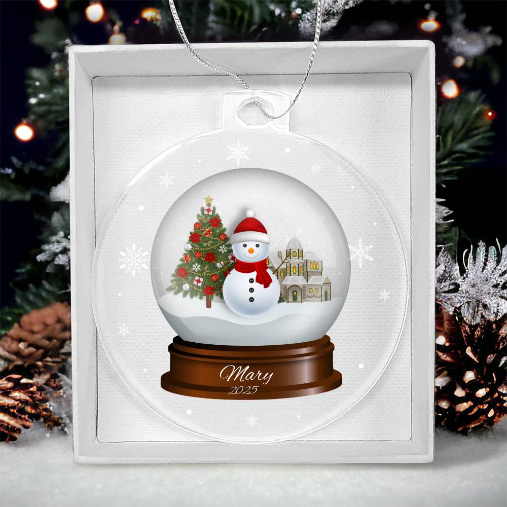 Snowglobe Christmas Ornament